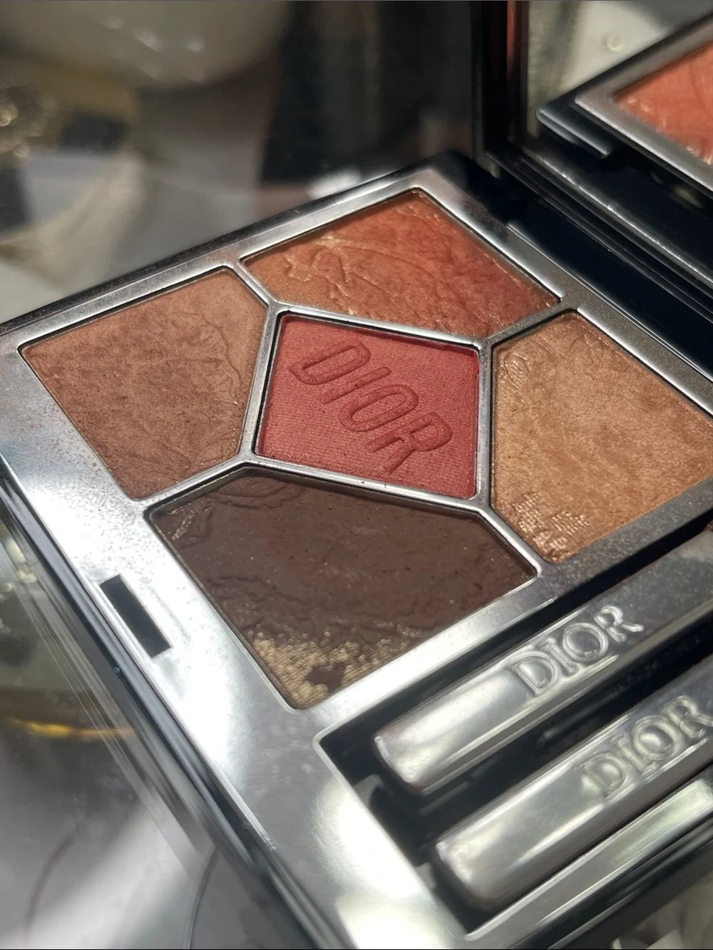 Dior coral riviera eyeshadow palette